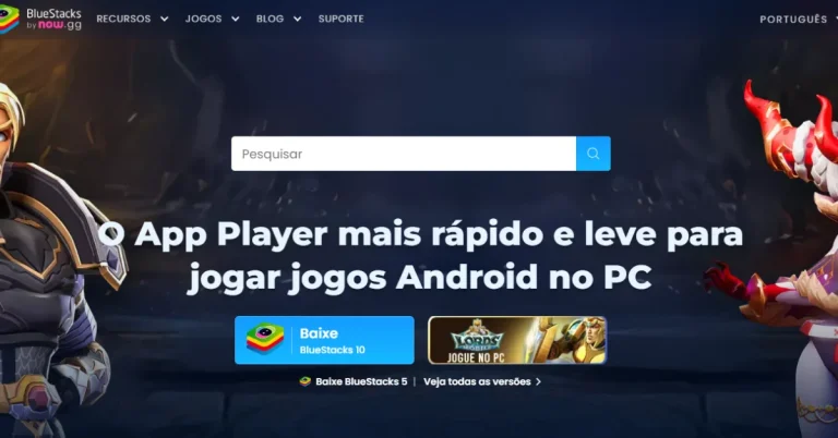 Baixe um emulador de Android
